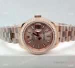 New Copy Rolex Datejust Rose Gold Presidential Women Watch 28mm